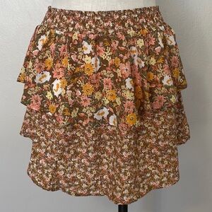 Sienna sky floral skirt girl size M